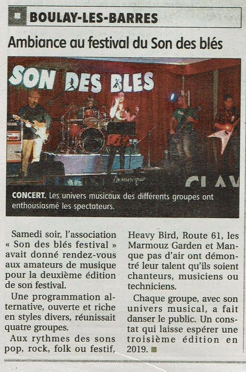 Son des Blés Festival - Boulay-les-Barres