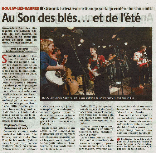 Son des Blés Festival - Boulay-les-Barres